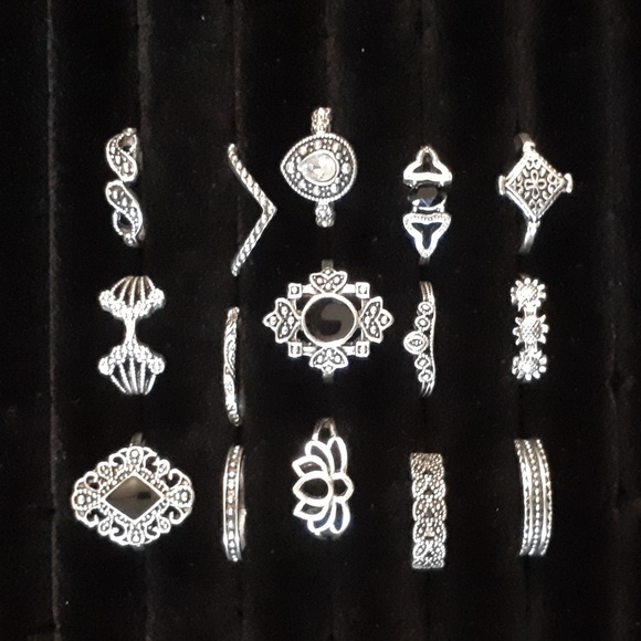 15 Piece Stacking Ring Set - Picture 4 of 4